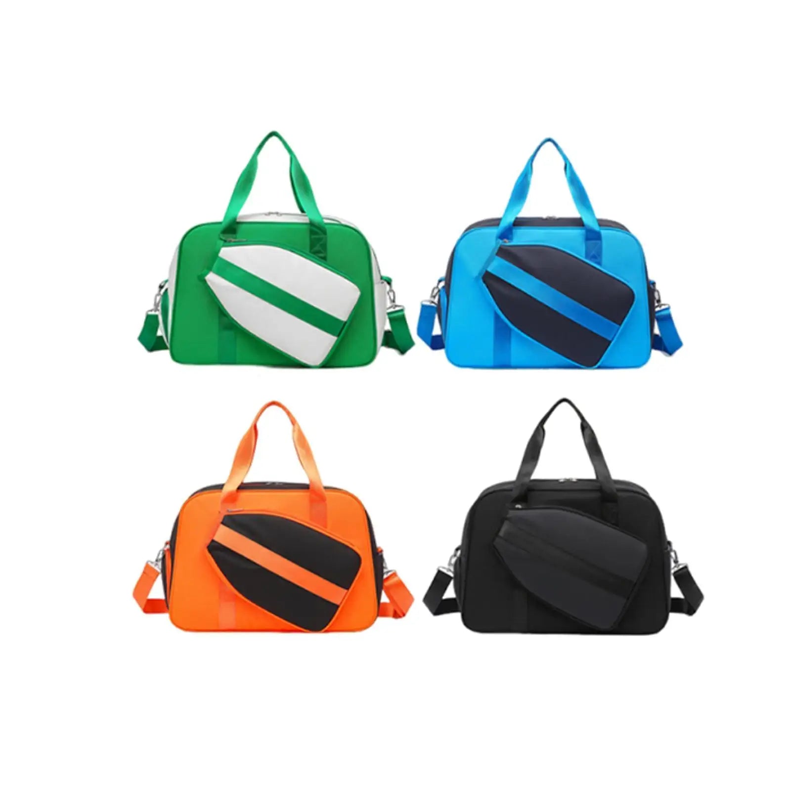 Pickleball Bag Tote Gym Bag Large Capacity Lightweight with Shoe Compartment Sport Tote for Racquet Pickleball Paddles Badminton