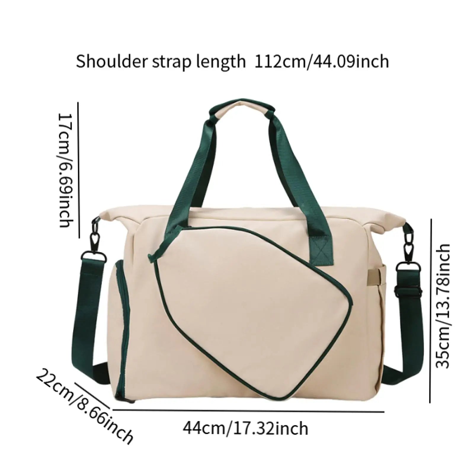 Pickleball Duffel Bag w/ Shoe Pocket