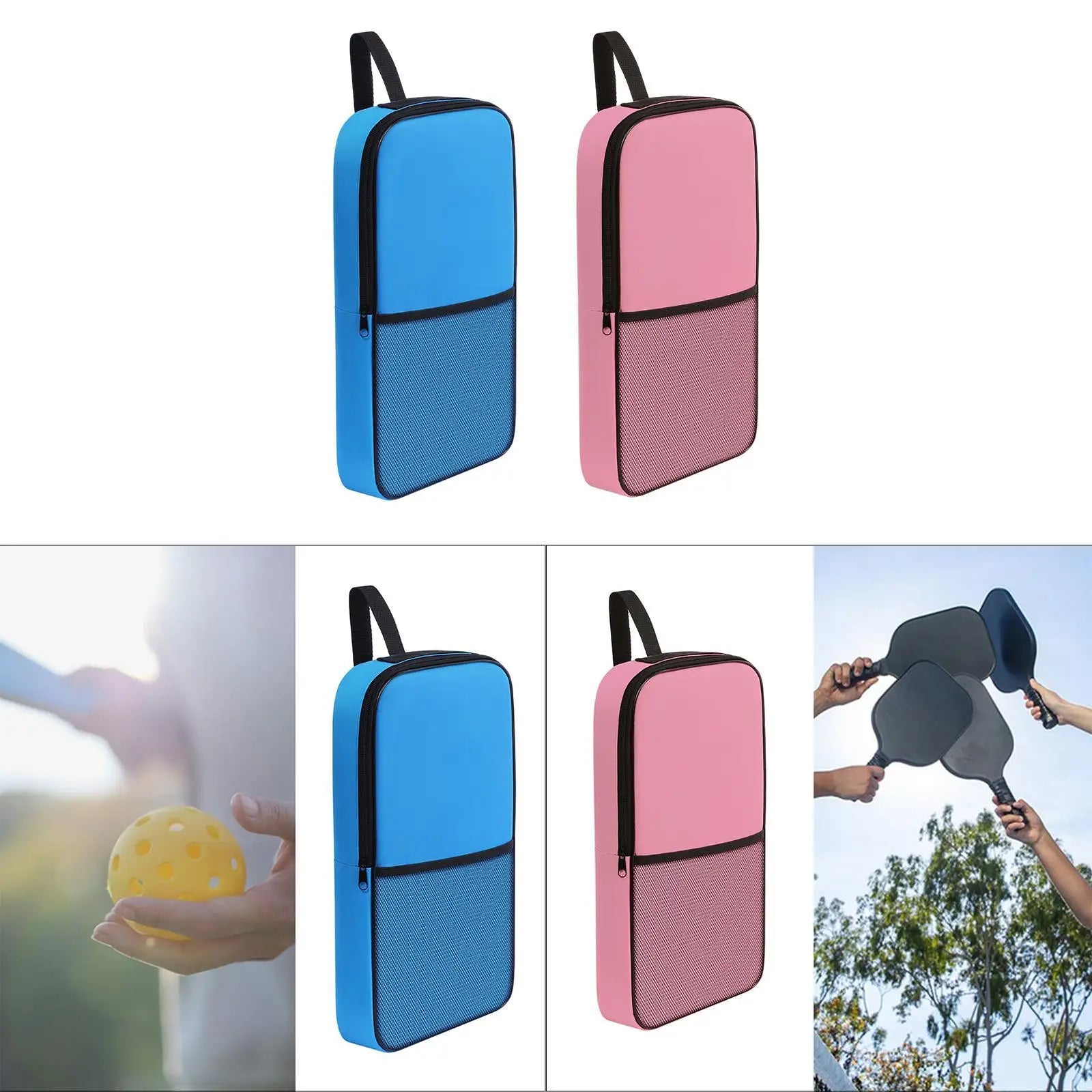 Polyester Pickleball Paddle Bag Cover