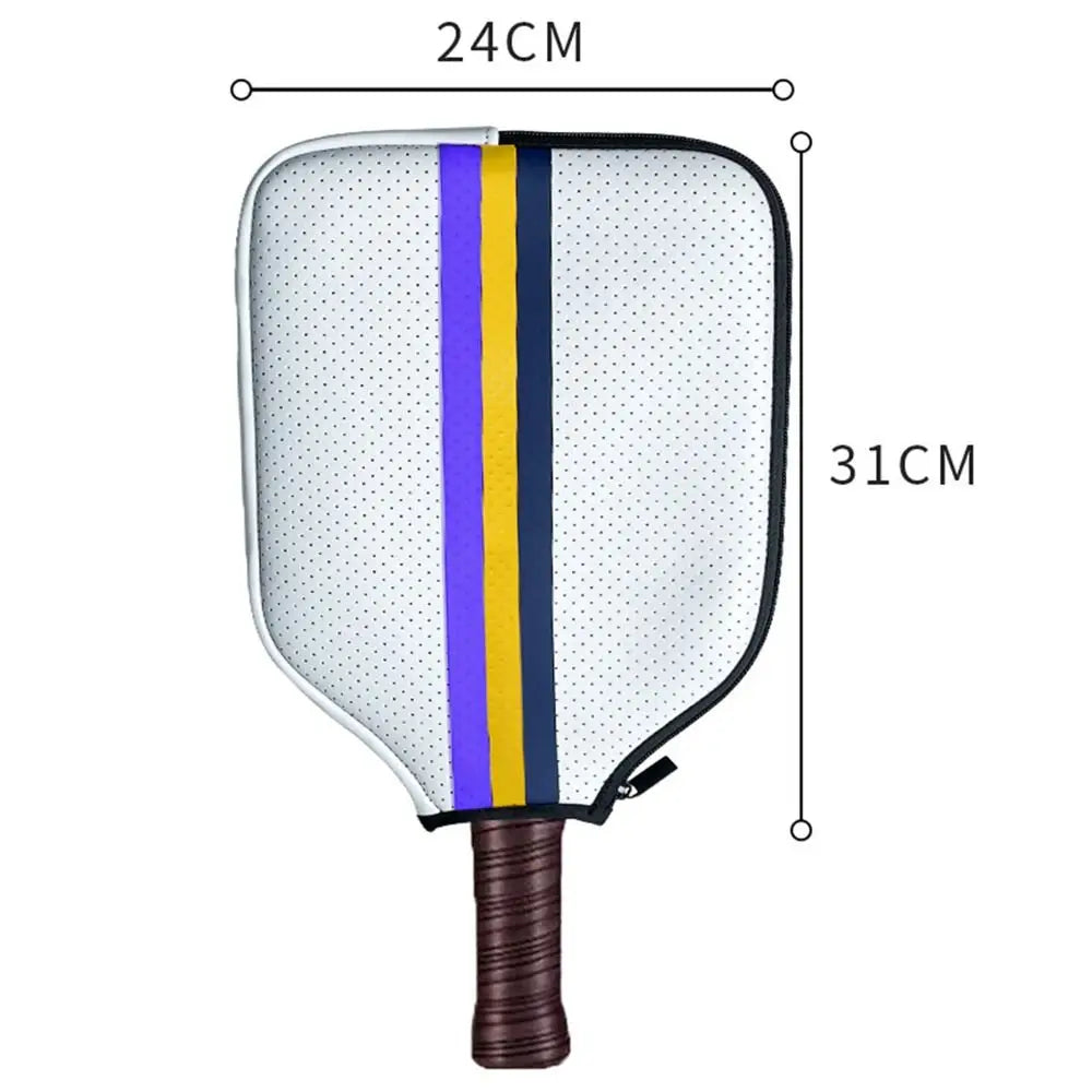 Dust Cover Pickleball Paddle Cover Protective Case Zipper Closure Pickleball Racket Sleeve Lightweight Neoprene